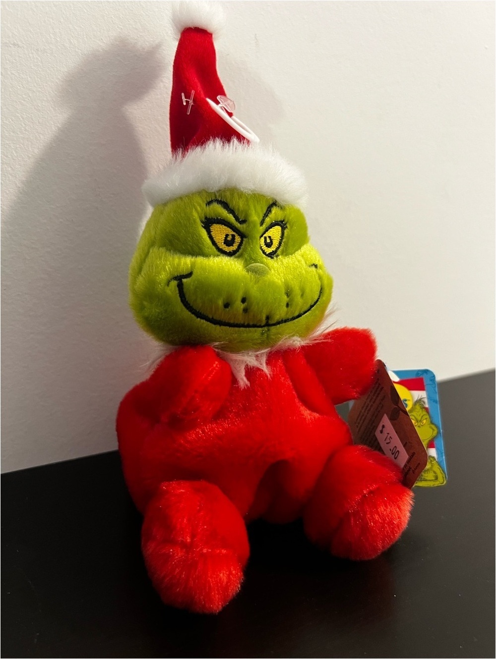 NWT Aurora Dr. Seuss Christmas Grinch Plush Red Suit Stuffed Toy - Picture 4 of 7